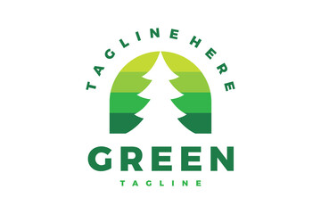 evergreen tree logo