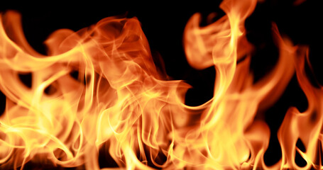 closeup Fire flame abstract background	