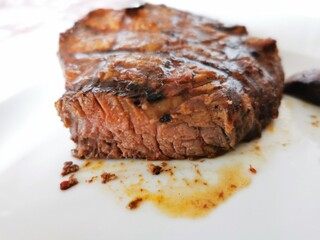 Steak medium well