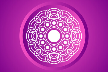 Luxury arabesque ornamental mandala background design 