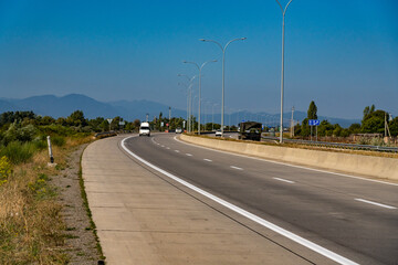 Batumi-Tbilisi highway in Georgia