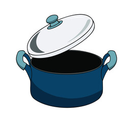 Vector illustration of Sauce Pan