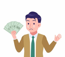 緑のネクタイの男性