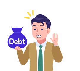 緑のネクタイの男性