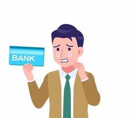 緑のネクタイの男性