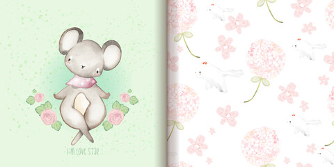 Animal painting cute wildlife watercolor parade music celebration fun day