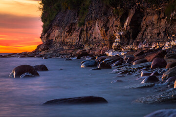  rocky coast of the Pakri Peninsula in Gulf of Finland