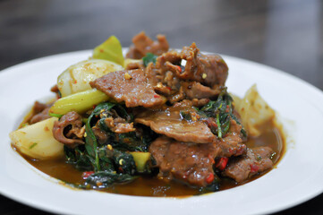 stir fried beef with caraway or stewed beef