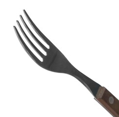Fork isolated on white background with clipping path