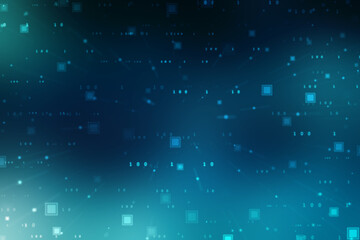 Binary Code Background, Digital Abstract technology background, Big data digital binary code, Internet Data Communication and Transfer background, Futuristic information technology concept