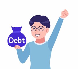 メガネを掛けた若い男性