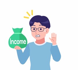 メガネを掛けた若い男性