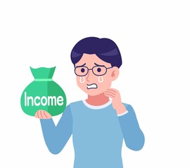 メガネを掛けた若い男性