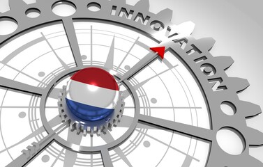 Global business and economic solutions concept. 3D illustration