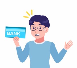 メガネを掛けた若い男性