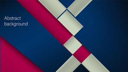 Abstract background light and dark blue colors shapes