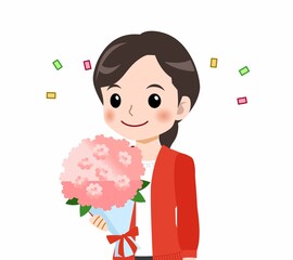 若いきれいなお母さん