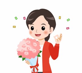 若いきれいなお母さん