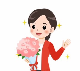 若いきれいなお母さん