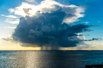 cloud and rain formation