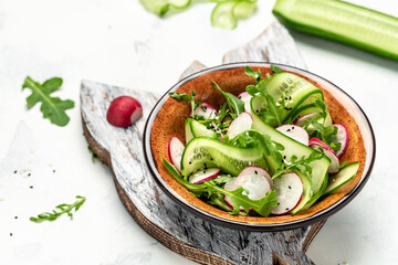Healthy vegan lunch dinner bowl. Diet detox food concept. Food recipe background. Close up