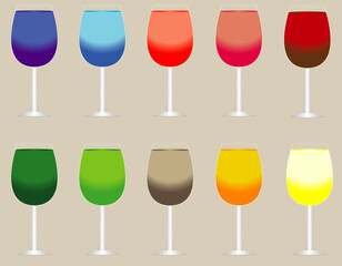 Soft drinks. Fresh juice in a glass. Fruit organic drink. Detailed retro style soft drink image. A cold soft drink for summer. The smoothie juice in a glass.