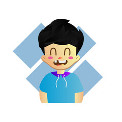 Illustration character boy design