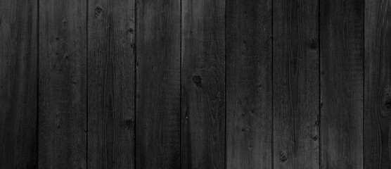 Wood Dark background, Wooden pattern black. Abstract plank board for design.