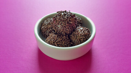 Brazilian traditional sweet brigadeiro