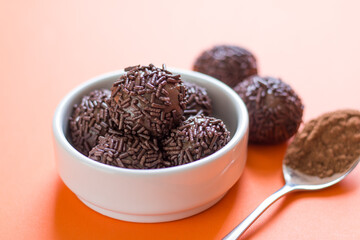 Brazilian traditional sweet brigadeiro