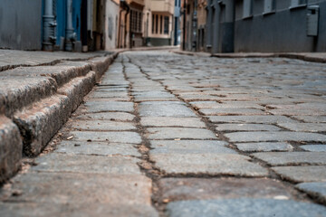 Paving stones in the center of the old town (767)