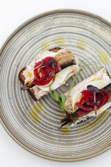 healthy breakfast food on a plate