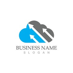 Cloud template vector