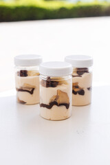
tiramesu in a jar