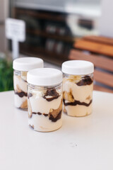 
tiramesu in a jar