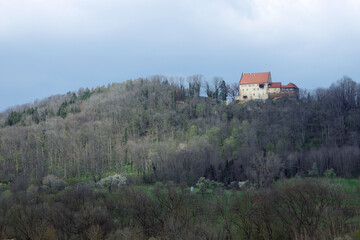 Donzdorf castle on the top of the hill, Germany
