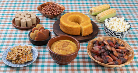 Typical brazilian june festival food. Festa junina