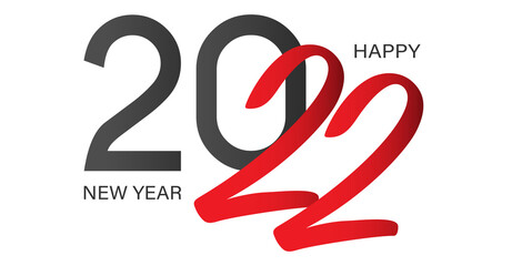 2022 Happy new Year Vector Background