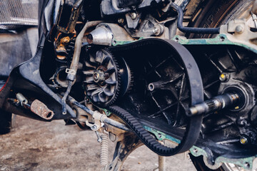 Spare parts for motorcycle engine belt drive system