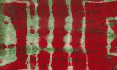 red and green paint tie dye pattern texture background decoration vector surface wallpaper.