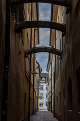 An old alley in the Austrian town of Villach in Carinthia