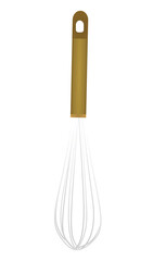 Wooden egg beater. vector illustration