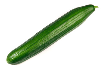 Fresh Cucumber isolated on white Background