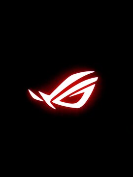 rog abstract red symbol