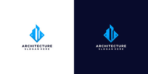 Fototapeta premium Building Logo Vector Design Template