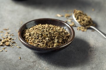 Dry Organic Basil Spice