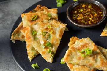 Homemade Chinese Scallion Pancake