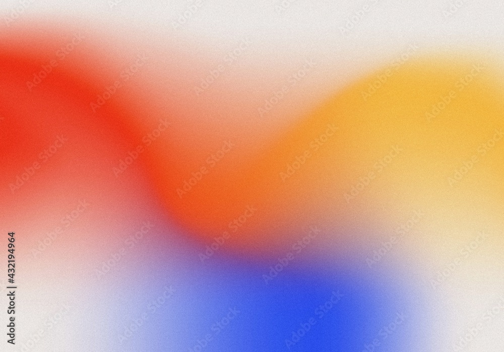 Wall mural retro gradient background with grain texture