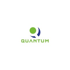 Q Quantum Logo Design Vector