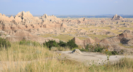 Badlands National Park in South Dakota, USA